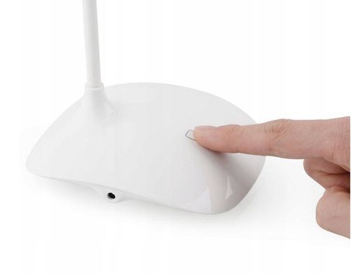 LAMPKA BIURKOWA NA BIURKO LED SZKOLNA NOCNA USB STOJĄCA BIAŁA WYGINANA na Arena.pl