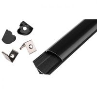 PROFIL LED KĄTOWY 200CM ALUMINIOWY OSŁONA PLASTIKOWA