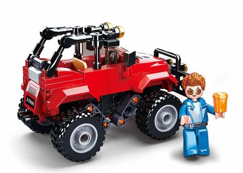 KLOCKI SLUBAN TOWN Samochod terenowy Jeep 4x4 135 el. kompatybilne z LEG COB na Arena.pl