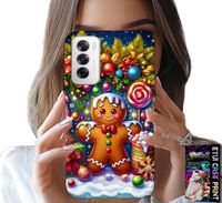 ETUI DO OPPO RENO12 5G - PIERNIK, CUKIERKOWE WZORY ŚWIĘTA + FOLIA