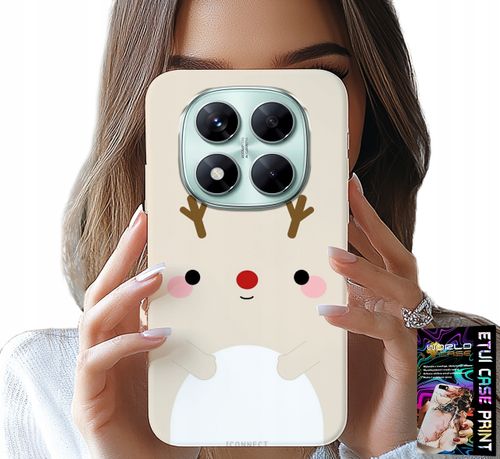 ETUI DO XIAOMI NOTE 14 PRO 5G - RENIFEREK, RENIFER, ŚWIĄTECZNE WZORY na Arena.pl