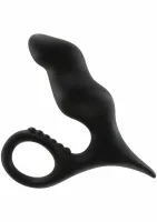 toyjoy bum buster silikonowy korek analny z uchwytem czarny
