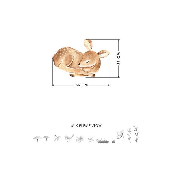 Naklejka Jelonek DK326 niebieski zdjęcie 2