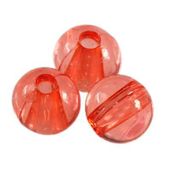 KULE PLASTIK CZERWONE 8MM 40SZT
