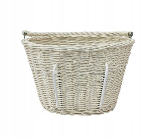 KOSZYK PRZEDNI NA ROWER ZAKUPY DUŻY KOSZ WIKLINOWY ROWEROWY STYLOWY Z1 na Arena.pl