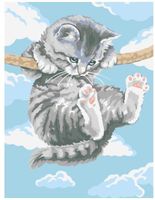 MALOWANIE PO NR.30X40 KOTEK M. 0890