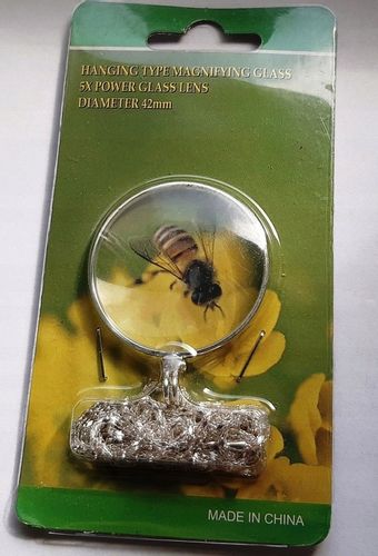 NASZYJNIK, WISIOREK PRZYWIESZKA - LUPA DLA SENIORA, MONOKL, POWIĘKSZENIE x5 na Arena.pl