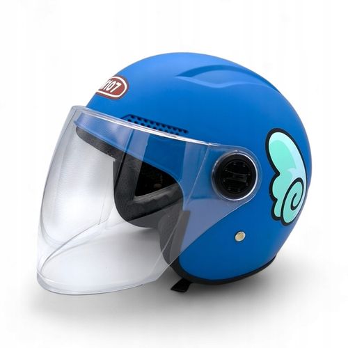 KASK DZIECIĘCY MOTOCYKLOWY DLA DZIECKA MOTOR SKUTER ROWER JUNIOR NA PREZENT na Arena.pl