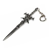 Frostmourne | 12 cm | Metal | Brelok Gamingowy | World Of Warcraft