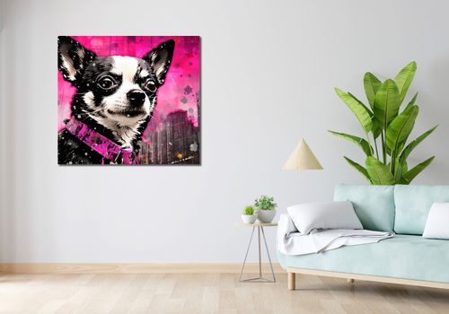 Obraz 100x90cm Mały Psiak o Dużej Duszy na Arena.pl