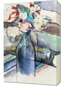 Obraz 40x60cm  Roses in a Bottle, Paul Cezanne Vintage do Salonu