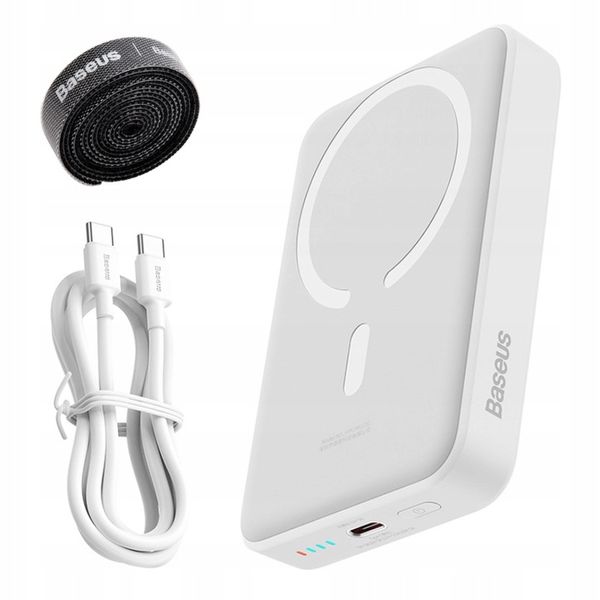BASEUS MINI MAGNETYCZNY POWERBANK MAGSAFE 10000MAH ŁADOWANIE INDUKCYJNE 30W zdjęcie 1