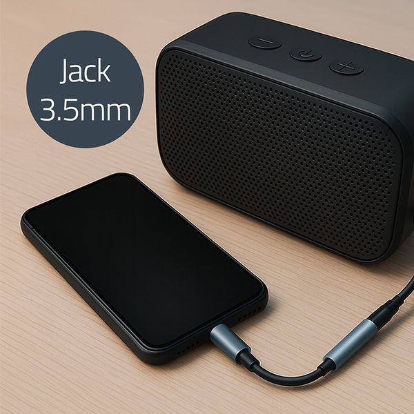 Qoltec Adapter USB-C do Jack 3.5mm Hi-Fi Audio 10cm zdjęcie 3