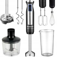 2X BLENDER RĘCZNY 1200W WIELOZADANIOWY MIKSER ROZDRABNIACZ KOŃCÓWKI TRZEPAC