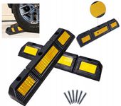 Ogranicznik Parkingowy Kół Separator Gumowy Odbojnica Odbojnik 58 cm 2 szt
