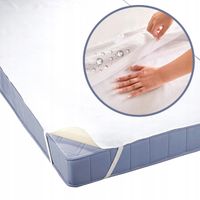 NIEPRZEMAKALNY OCHRANIACZ WODOODPORNY NA MATERAC ŁÓŻKO PODKŁAD MATA