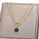 Naszyjnik Stal Chirurgiczna 18K Pozłacany Złoty