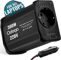 PRZETWORNICA NAPIĘCIA 300W 12 V 240 V/230 V ODOGA USB-C, USB-A GNIAZDO EU