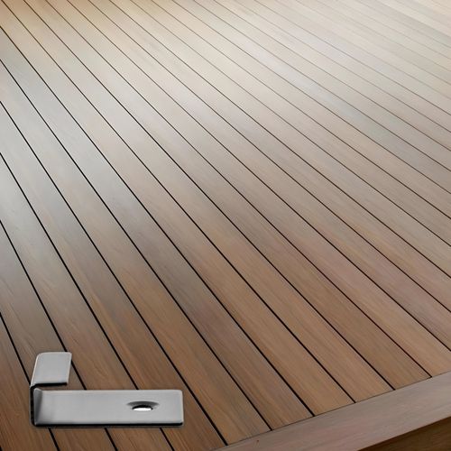 klipsy montażowe do desek kompozytowych startowe stal nierdzewna czarne na Arena.pl