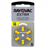 Bateria do aparatów słuchowych Rayovac 10 6 szt. 105 mAh