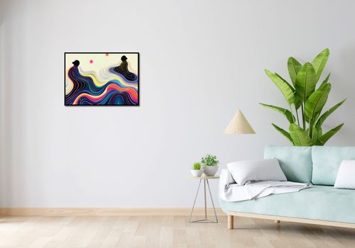 Plakat 70x50cm Wodnista Tafla na Arena.pl