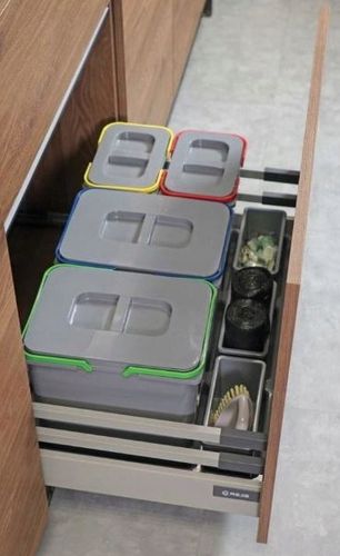 Pojemnik na odpady PRAKTIKO 60 podwójny (2x15l) tworzywo sztuczne na Arena.pl