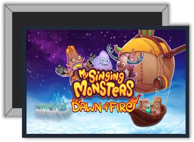 Magnes metalowy My Singing Monsters zdjęcie 1