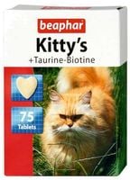 Suplement dla kotów z tauryną, biotyną i witaminami Beaphar tabletki 75szt