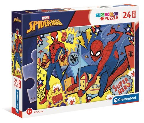 CLE puzzle 24 maxi SuperKolor SpiderMan 24216 na Arena.pl