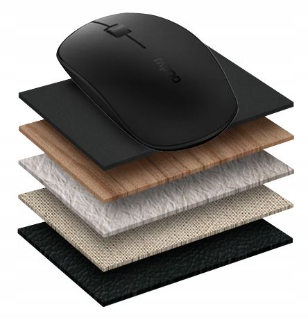 Klawiatura Myszka Zestaw Bezprzewodowy RAPOO czarny 8000M na Arena.pl