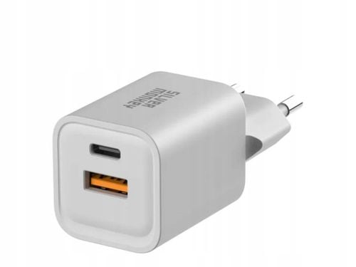 Ładowarka Silver Monkey GaN 35W USB-C PD, USB-A QC na Arena.pl