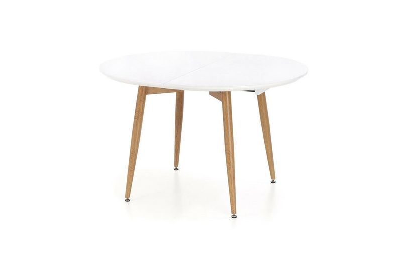 Stół Rebi rozkładany biały / dąb san zdjęcie 1