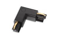 Zasilający L - łącznik uziemienie lewe MHT1-L/L-BK szyny 3-fazowej czarny