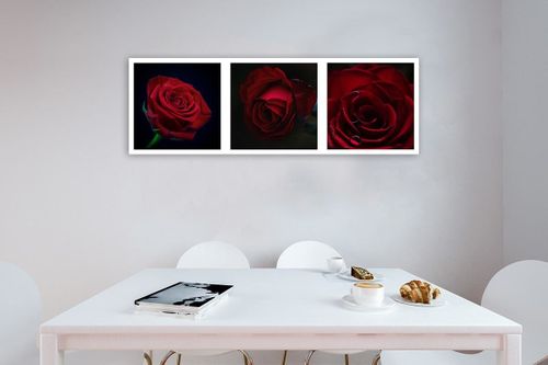 Deco Panel,Czerwone róże 140x45 na Arena.pl