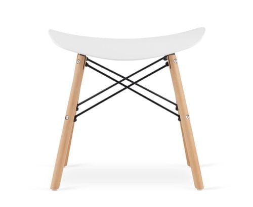 Taboret KORFU - biały x 1 na Arena.pl