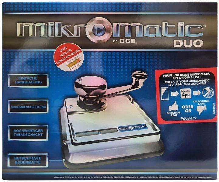 Nabijarka Tłokowa do papierosów OCB Mikromatic DUO zdjęcie 4