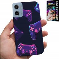 ETUI DO MOTOROLA E15 / G05 - CASE DLA GRACZA, WZORY Z GIER + FOLIA