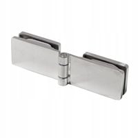 METALOWY SOLIDNY ZAWIAS DO SZYBY KABINY PRYSZNICOWEJ PARAWANU NAWANNOWEGO