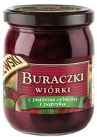 Kowalewski Buraczki wiórki z prażoną cebulką i papryką 540 ml
