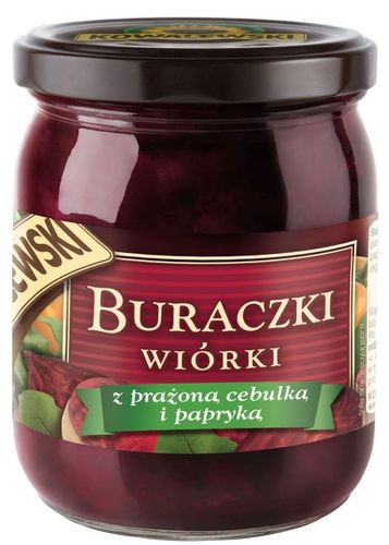 Kowalewski Buraczki wiórki z prażoną cebulką i papryką 540 ml na Arena.pl