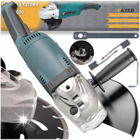 SZLIFIERKA KĄTOWA 230mm DUŻA WOLNY SOFT START KĄTÓWKA 3000W MOCNA + ZESTAW