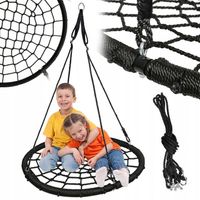 Huśtawka Ogrodowa Bocianie Gniazdo dla Dzieci 100cm Fotel Wiszący XXL