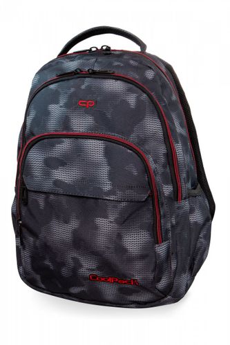 Plecak CoolPack BASIC PLUS czarny  z czerwonymi dodatakmi, MISTY RED (B03006) na Arena.pl