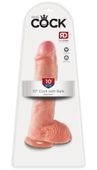 realistyczny penis z żyłami i przyssawką 26.7 cm