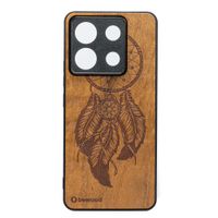 Drewniane Etui Bewood do Xiaomi Redmi Note 13 5G ŁAPACZ SNÓW IMBUIA