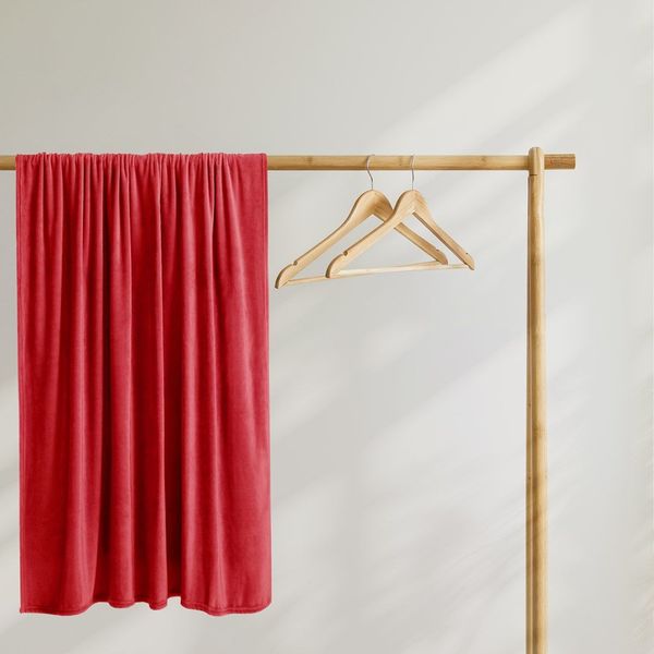 Koc Zosia Mikrofibra Czerwony 200x220 DecoKing zdjęcie 3