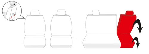 Seat Cordoba II 2002-2009 Pokrowce dopasowane na miarę na Arena.pl