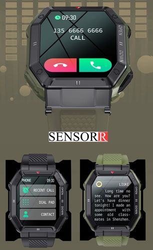MOCNY WOJSKOWY ZEGAREK MĘSKI SMARTWATCH ROZMOWY SMS POLSKIE MENU ORYGINALNY na Arena.pl