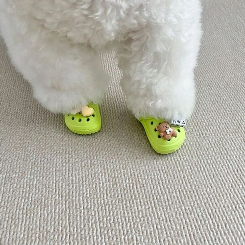 Buty KLAPKI Antypoślizgowe dla ZWIERZĄT PSÓW KOTÓW CHODAKI 1PARA NIEBIESKIE na Arena.pl