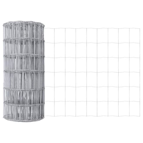 Ogrodzenie z słupkami Srebrny 0.6 x 25 m Stal na Arena.pl